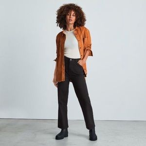 Everlane black moleskin pants, Size 0